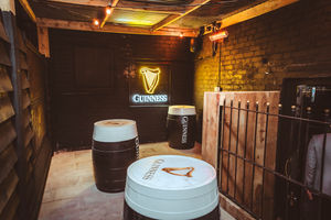 The new Guinness Terrace at The Queens Head