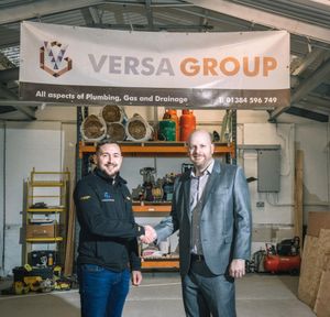 Stuart Brown of Versa Group alongside Andy Ward, Talbots Law Senior Associate Solicitor