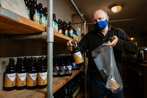 Shane Parr at Stonehouse Brewery in Oswestry