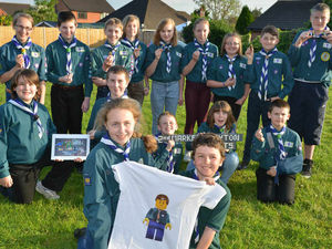 Supporting image for story: Market Drayton scout group wins Lego goodies after designing dream headquarters