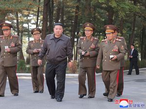 Supporting image for story: Kim Jong Un tells troops to treat South Korea as hostile foreign enemy