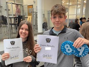 Supporting image for story: Dudley sports college celebrates exam success