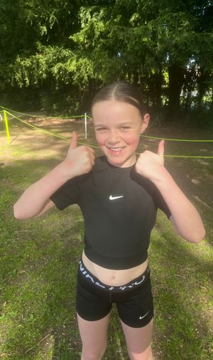 Thumbs up for the final run of the month!