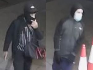 Supporting image for story: Two men wanted in connection with robbery at Co-op store
