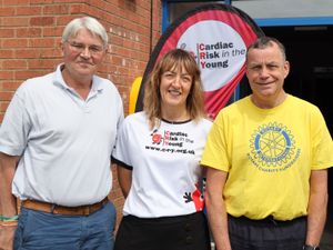 Paul and Penny Lane with Sutton Coldfield MP Andrew Mitchell at last year's event.