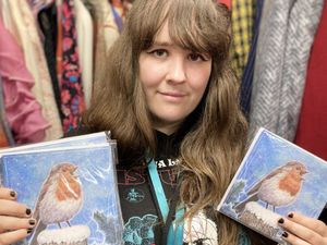 Supporting image for story: Anna creates festive cards for hospice