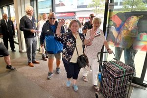The opening of the market was met with cheers from everyone entering
