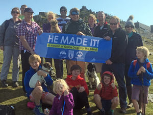 Supporting image for story: Shrewsbury businessman completes Snowdon climb blindfolded