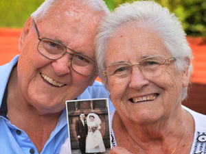 Supporting image for story: Couple celebrate their diamond wedding