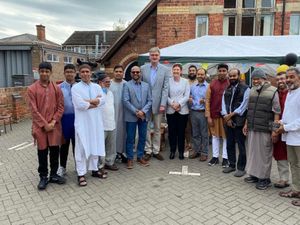 Supporting image for story: Shrewsbury MP joins prayers in celebration with Muslim group