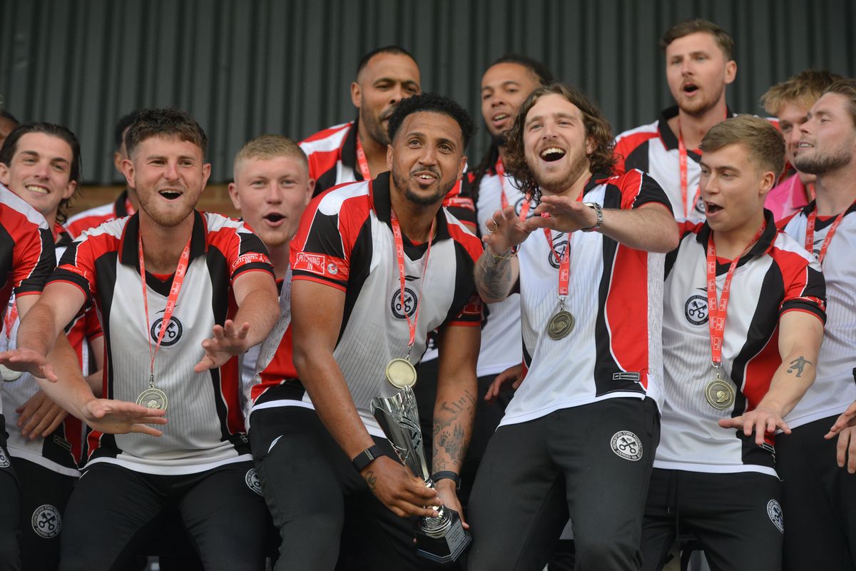 Were going up!: 21 fantastic photos showing promoted Hednesford Towns win over Congleton Town
