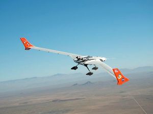 Supporting image for story: Nasa is testing a new type of plane with flexible wings
