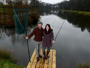 Supporting image for story: Fishing lake near Market Drayton brought back into use
