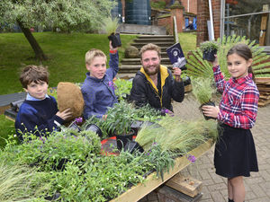 Supporting image for story: Garden plan takes off at Tenbury school
