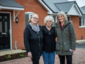 Supporting image for story: Staying together: Meet the three friends among the first to move into new 'affordable' homes in Telford