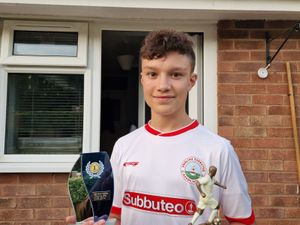 Alex will be supported by his Dad in his upcoming World Cup matches 