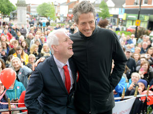 Supporting image for story: WATCH: Hugh Grant greets crowds in Cannock Chase