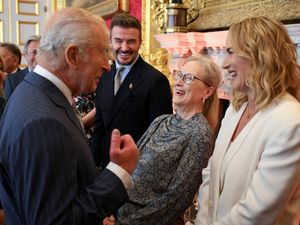Supporting image for story: Charles joined by David Beckham and Meryl Streep to celebrate award winners