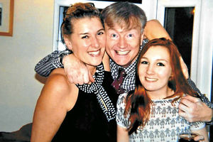 Teenager Georgia Williams is pictured with her parents, Stephen and Lynnette at the family home in Wellington