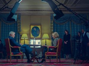 Supporting image for story: Gillian Anderson is Emily Maitlis in trailer for drama about Andrew interview