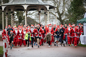 The Beacon Centre for the Blind’s 10th annual Santa Run. Photo: Nathan Styles Photography