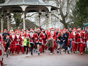 Supporting image for story: West Park turned red and white as Beacon Centre for the Blind's 10th Santa Run brings Christmas cheer to Wolverhampton