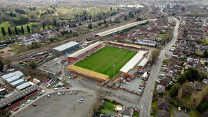Aggborough Stadium, home of Kidderminster Harriers FC 