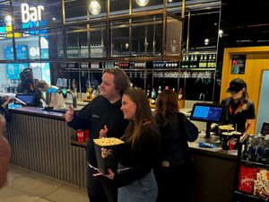 Supporting image for story: Lewis Capaldi buys snacks for fans during cinema trip to watch It Ends With Us