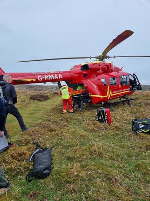 Church Stretton Fire Station responded to the call of a medical emergency in Carding Mill Valley this morning. Photo: Church Stretton Fire Station Facebook
