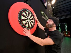 Supporting image for story: Exclusive first look at Grand Slam of Darts 2025 in Wolverhampton - take a look around the sports hall where all the action is set to take place