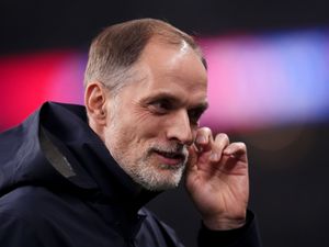 England manager Thomas Tuchel before the game against Latvia (John Walton/PA)