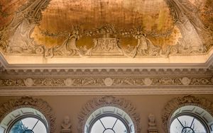 Interior ceiling at Hawkstone Hall