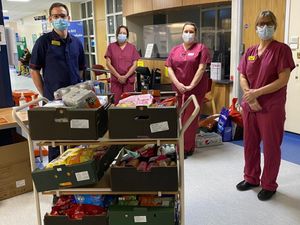 Supporting image for story: Hospital staff thanked with donations in memory of patient who died after contracting Covid