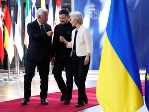 Supporting image for story: Envoys try to narrow gaps on a loan plan for Ukraine ahead of crunch EU summit