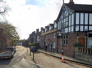 A door has to be replaced in Coton Hill, Shrewsbury after a former tenant reportedly damaged it. Picture: Google