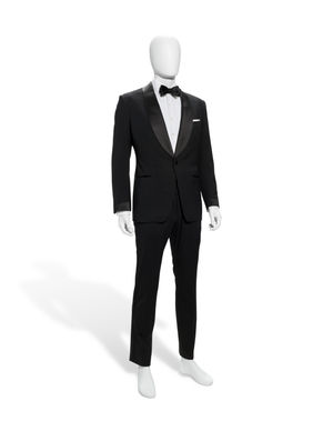 Daniel Craig's dinner suit and shoes from No Time To Die. Photo: Christie's