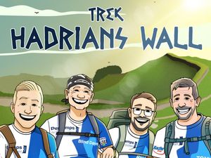 Supporting image for story: Blind Dave to trek 84 miles along Hadrian's Wall in latest charity endeavour