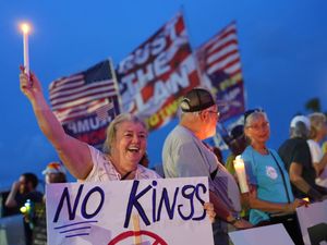 Supporting image for story: ‘No Kings’ protests against Trump taking place across US