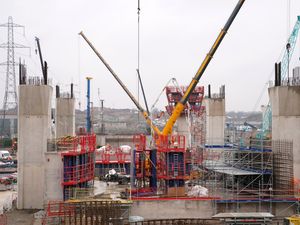 Construction work at HS2’s Delta Junction in Sutton Coldfield, north Warwickshire