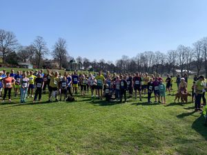 Competitors in the Run for Ukraine fun run