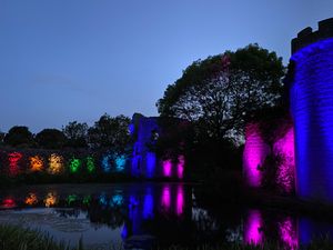 The lights at Whittington Castle. Photos: Chantal Schlatter and Scott Cooper/ASG Entertainment