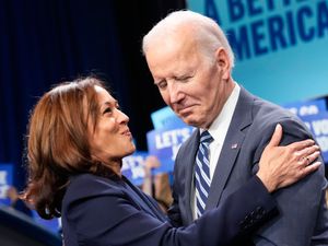 Supporting image for story: Kamala Harris says leaving re-election decision to Joe Biden was ‘recklessness’
