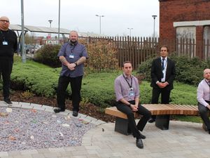 Supporting image for story: Garden created for Walsall hospital staff who have lost loved ones