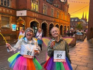Supporting image for story: Magical change in weather for hospice's Enchanted Solstice Walk 
