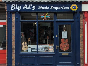 Supporting image for story: Inside Shropshire's newest music shop opened by a guitar technician who toured the world with the biggest stars