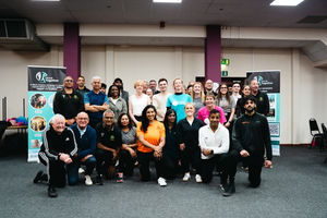 Ellie Simmonds MBE at Manor Farm Community Association centre in Walsall this morning to launch Wave one of the 'Move Together' campaign by Active Black Country