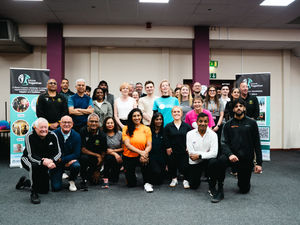 Ellie Simmonds MBE at Manor Farm Community Association centre in Walsall this morning to launch Wave one of the 'Move Together' campaign by Active Black Country