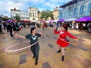 Supporting image for story: 'It looks fantastic': Thousands turn out for first look at town's revived, renovated Market Square