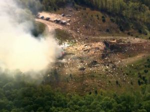 Supporting image for story: No survivors found after blast at Tennessee explosives factory, sheriff says