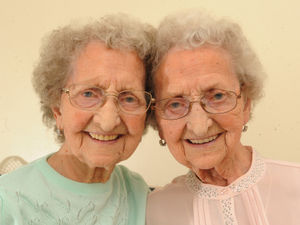 Supporting image for story: Britain's oldest twins from Tipton send out message after positive Covid  test